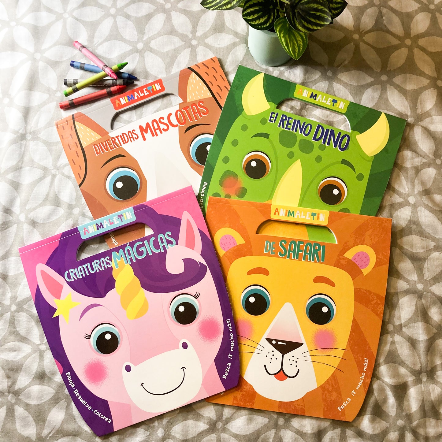 Spanish Activity Book for Kids -Animaletin